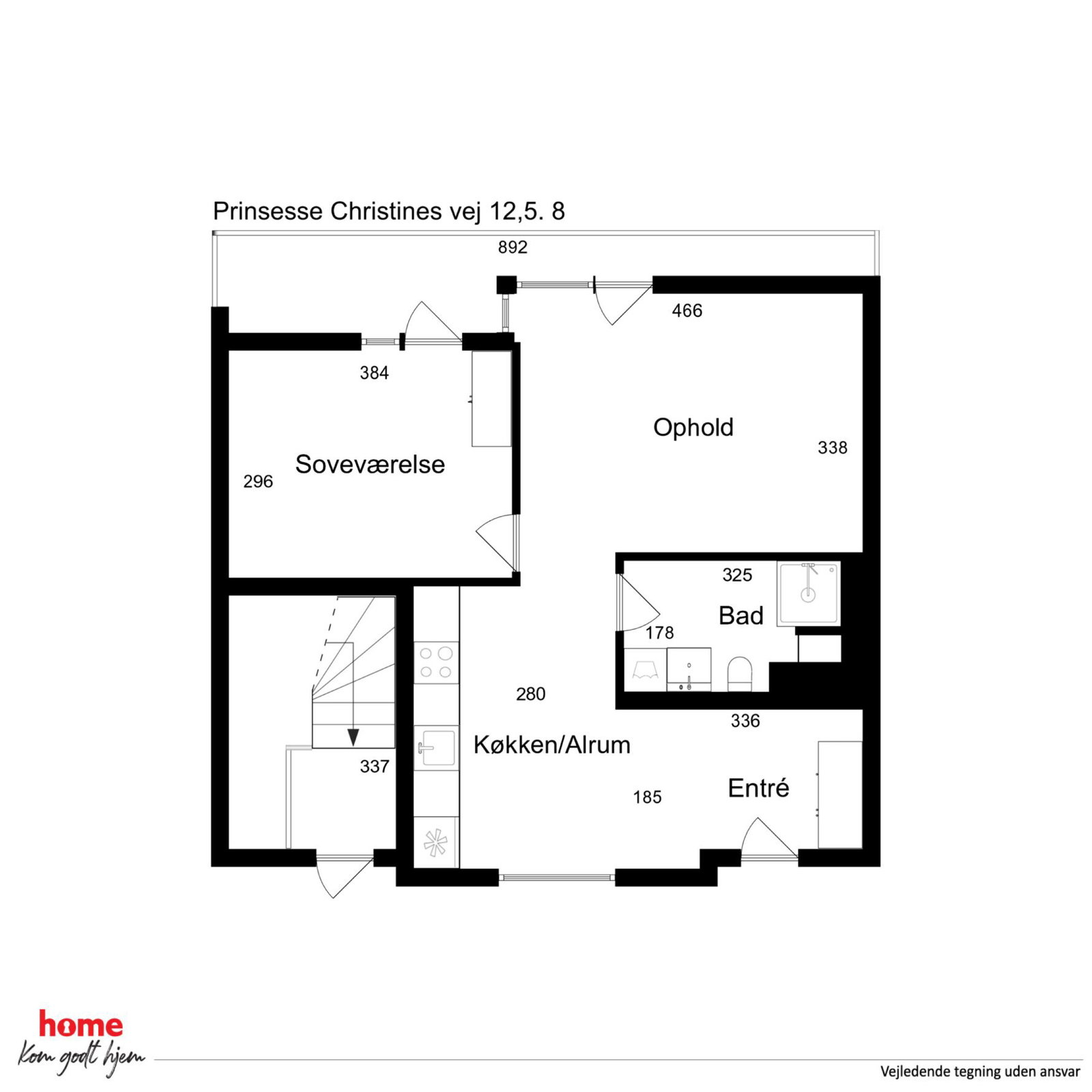 Visual presentation of the listing