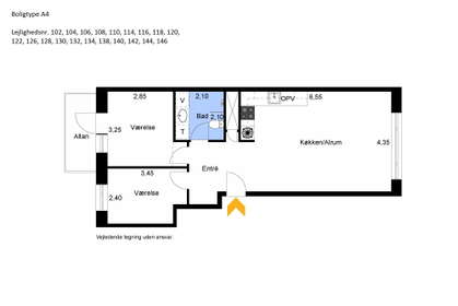 Visual presentation of the listing