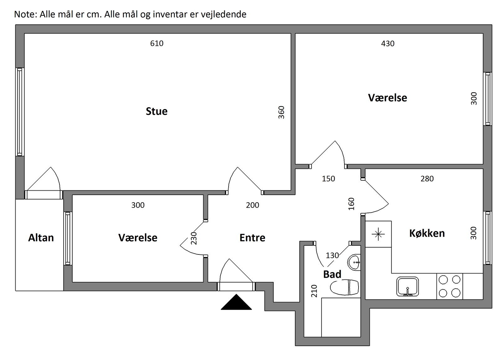 Visual presentation of the listing