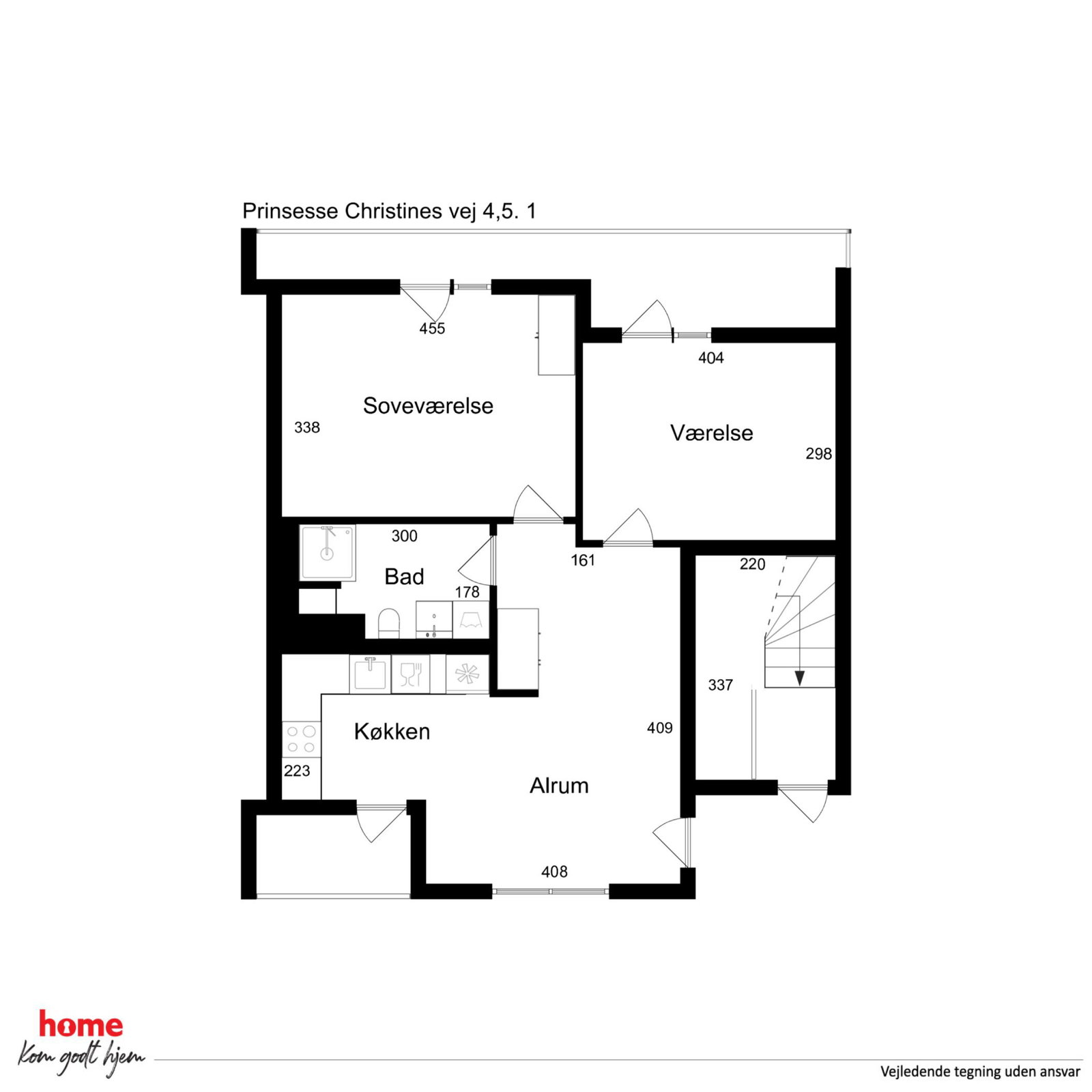 Visual presentation of the listing