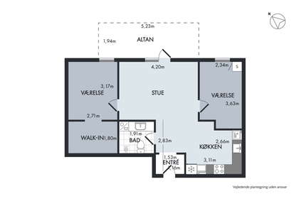 Visual presentation of the listing