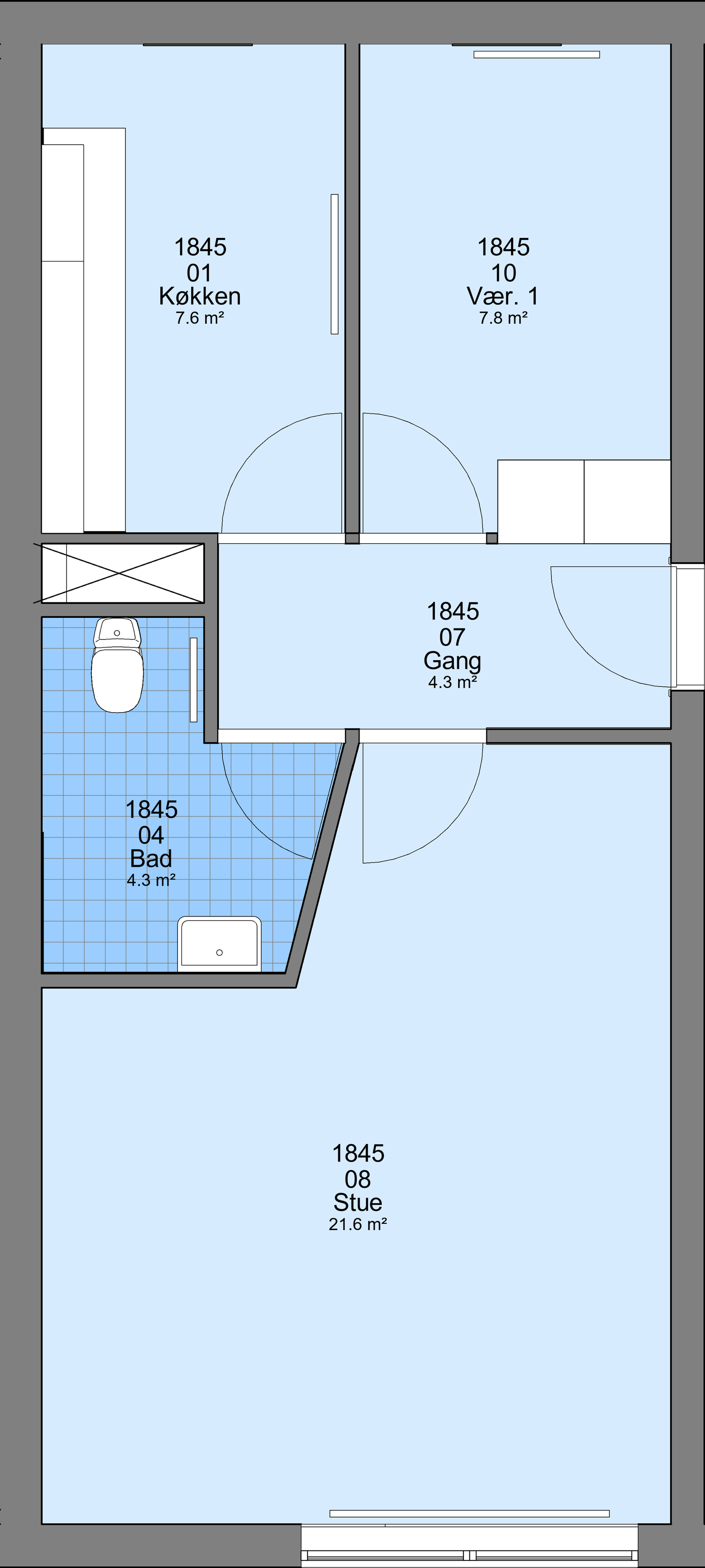 Visual presentation of the listing