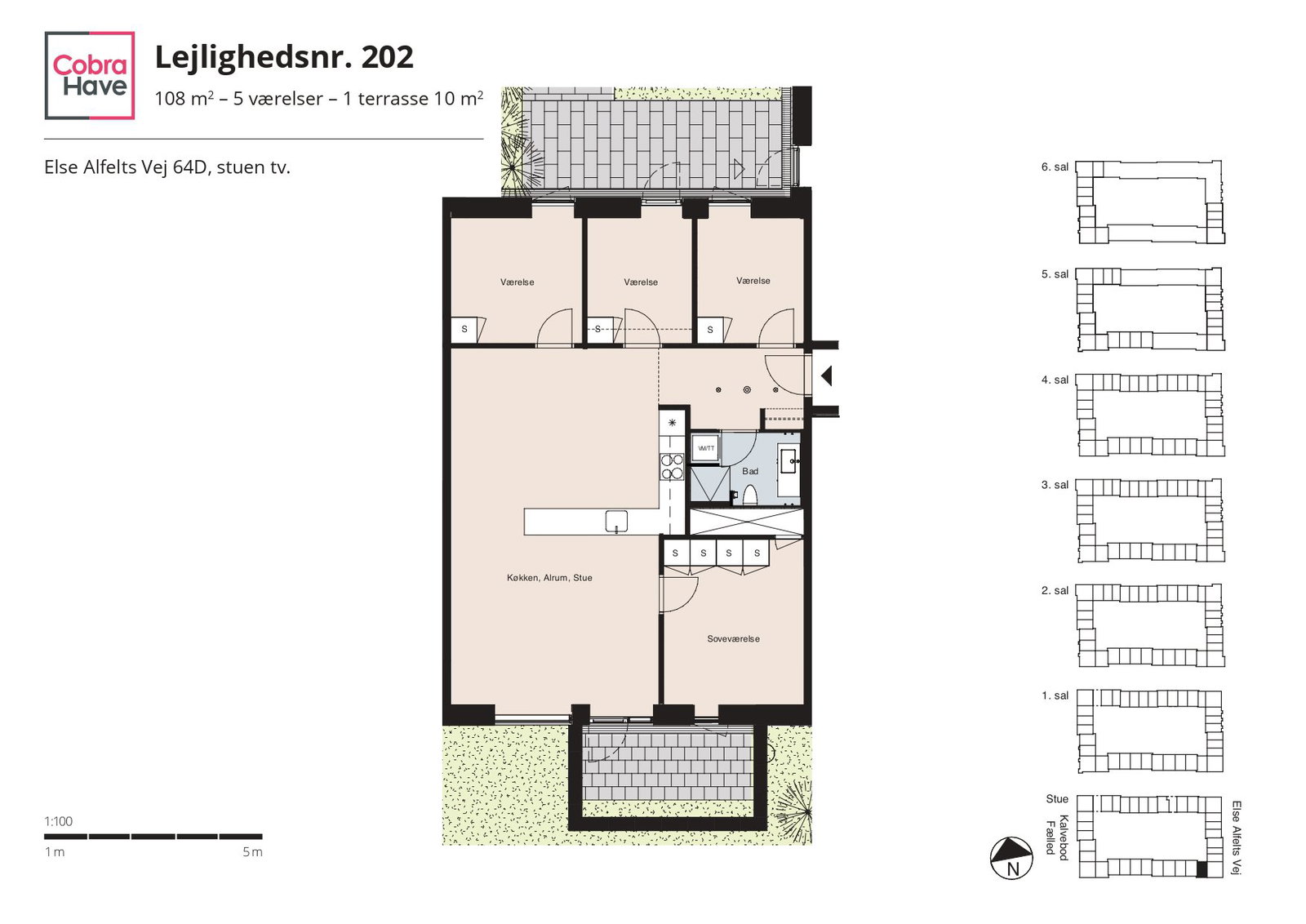 Visual presentation of the listing