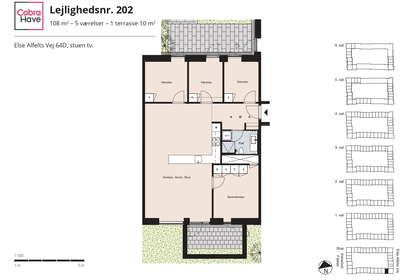 Visual presentation of the listing