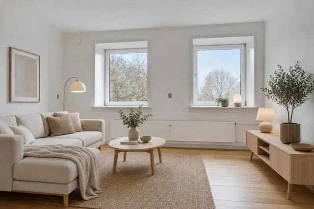 apartment Lys 4-værelses lejlighed på 83 m2 med trægulve