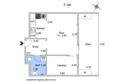 Visual presentation of the listing