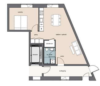 Visual presentation of the listing