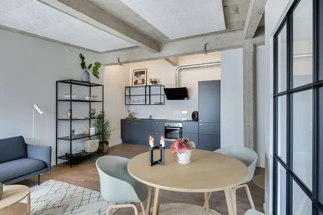 apartment Lys New Yorker-lejlighed i Vestbyen, 75 m²