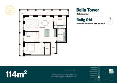 Visual presentation of the listing
