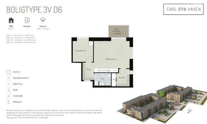 Visual presentation of the listing