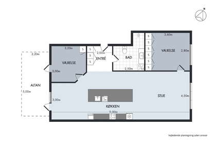 Visual presentation of the listing