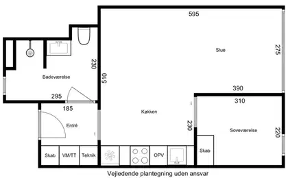 Visual presentation of the listing