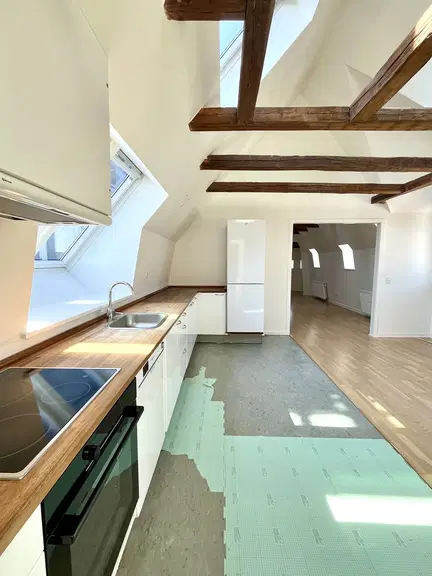 apartment Loft til kip og masser af lys: En sjælden arkitektonisk perle i hjertet af byen
