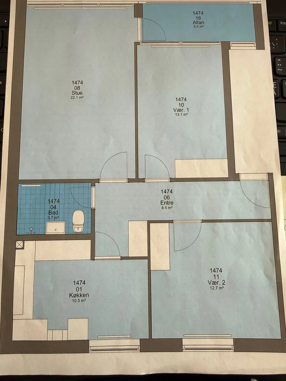 Visual presentation of the listing
