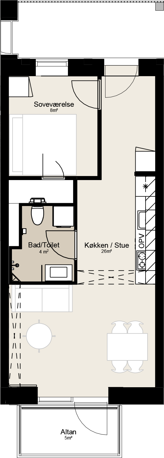 Visual presentation of the listing