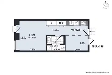 apartment Exclusive apartment on Frederiksberg Allé - close to city life and the metro