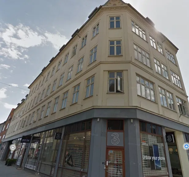 apartment Bright 3-bedroom apartment in Vejle center with view of the pedestrian street