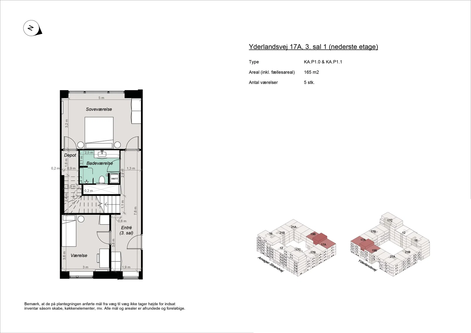 apartment New-build apartment near Amager Strand and the metro