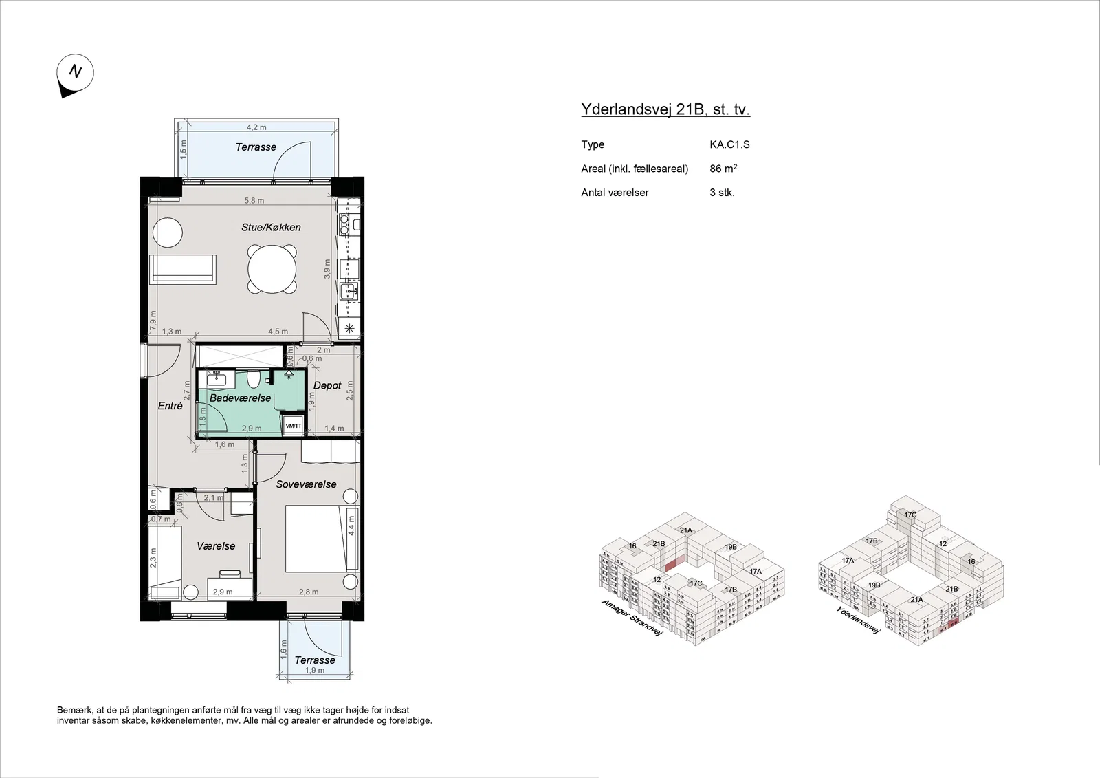 apartment Moderne lejligheder ved Amager Strandpark