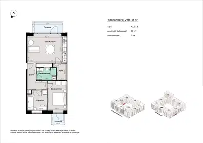 Visual presentation of the listing