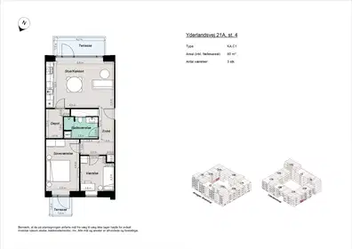 Visual presentation of the listing