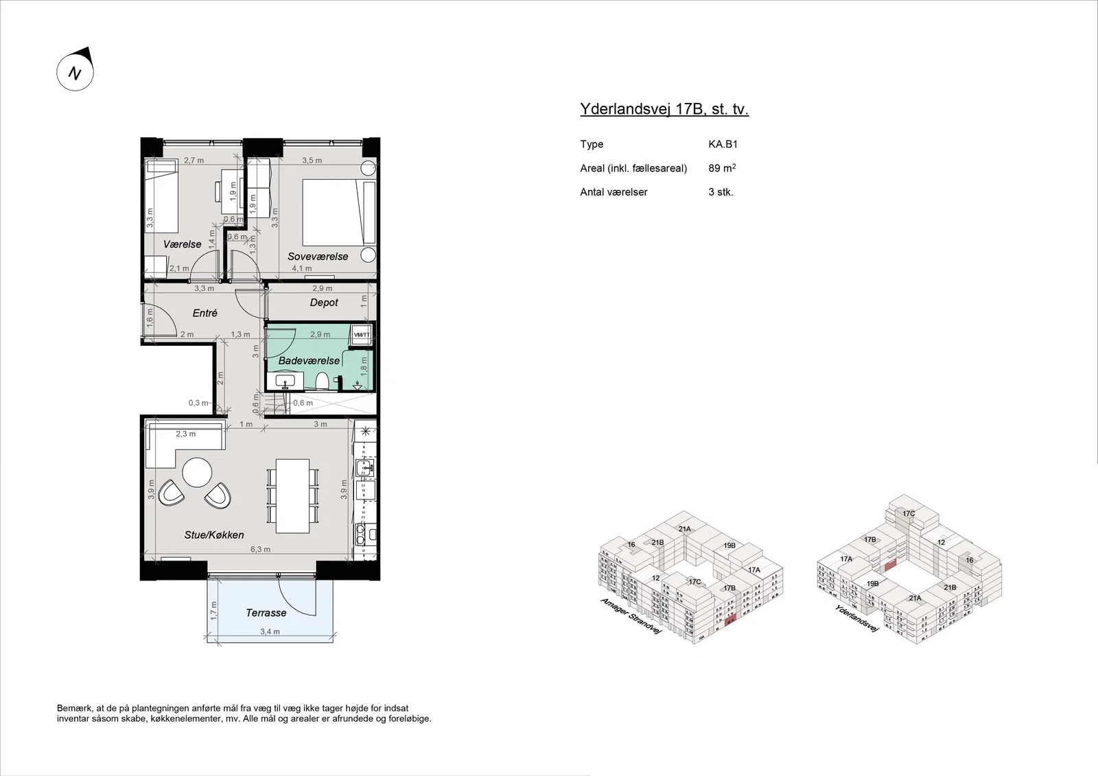 apartment New-build housing near Amager Strand