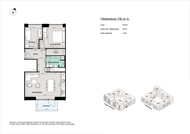 apartment Nybygget bolig tæt på Amager Strand