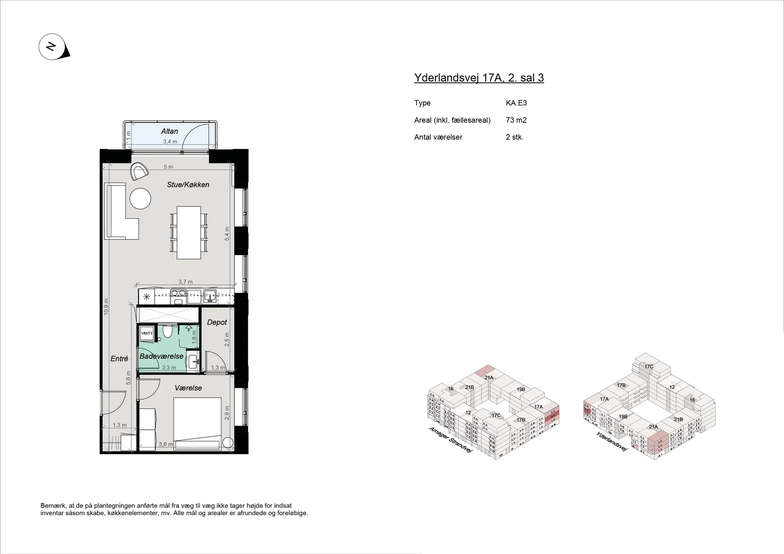 apartment Nybygget lejligheder ved Amager Strandpark