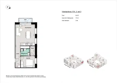 Visual presentation of the listing