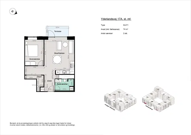 apartment Nybygget lejligheder ved Amager Strandpark