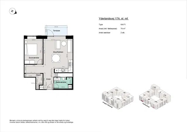 apartment Nybygget lejligheder ved Amager Strandpark