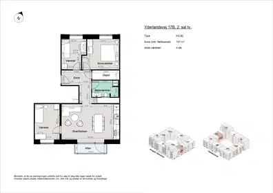 Visual presentation of the listing
