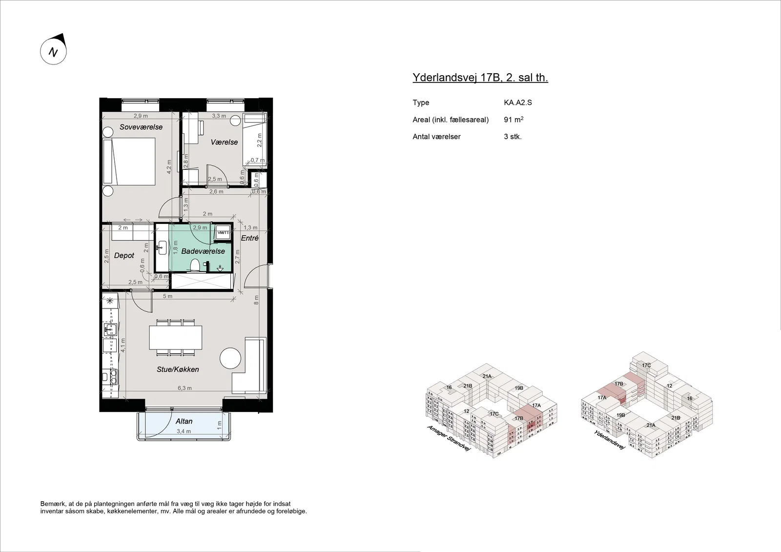 apartment New-build housing near Amager Strand