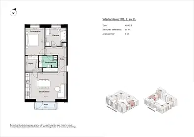 Visual presentation of the listing