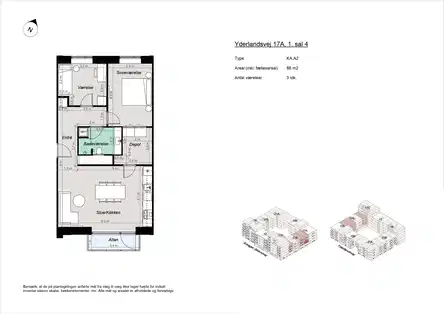 apartment Nybygget bolig tæt på Amager Strand