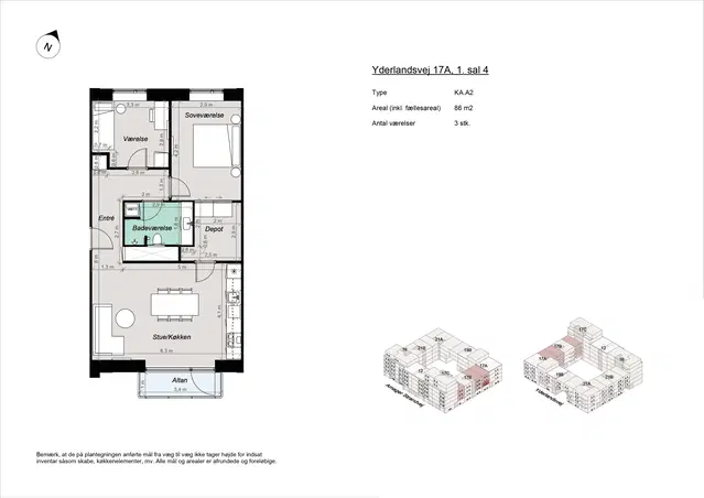 apartment New-build housing near Amager Strand