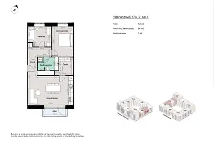 Visual presentation of the listing