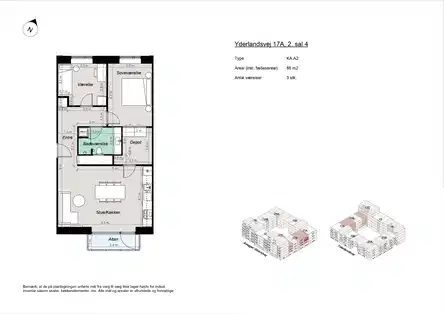 apartment Nybygget bolig tæt på Amager Strand