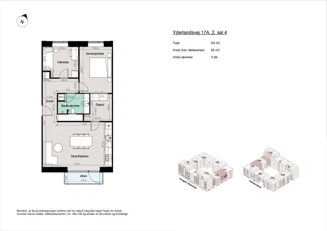 apartment New-build housing near Amager Strand