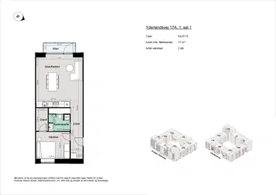 Visual presentation of the listing