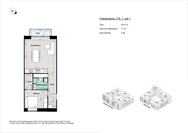 apartment Nybygget lejligheder ved Amager Strandpark