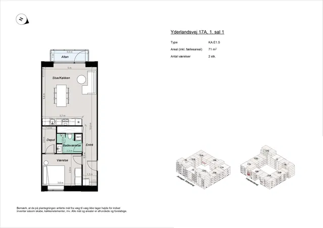 apartment Nybygget lejligheder ved Amager Strandpark