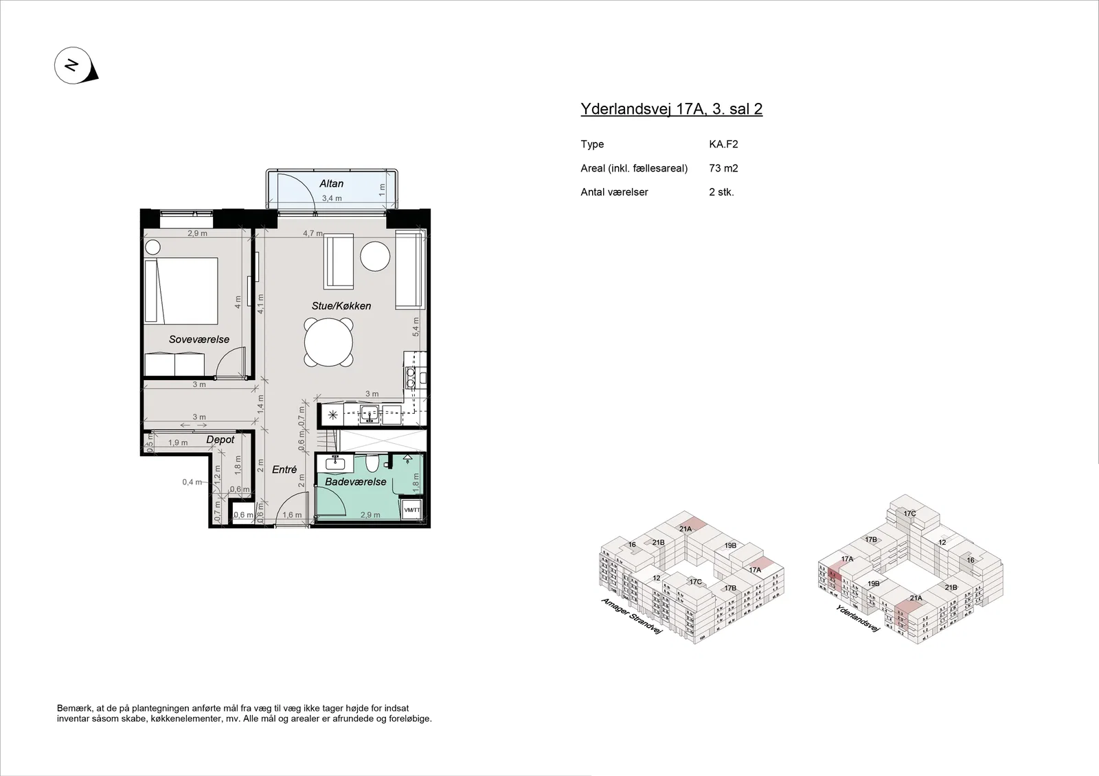 apartment Nybygget lejligheder ved Amager Strandpark