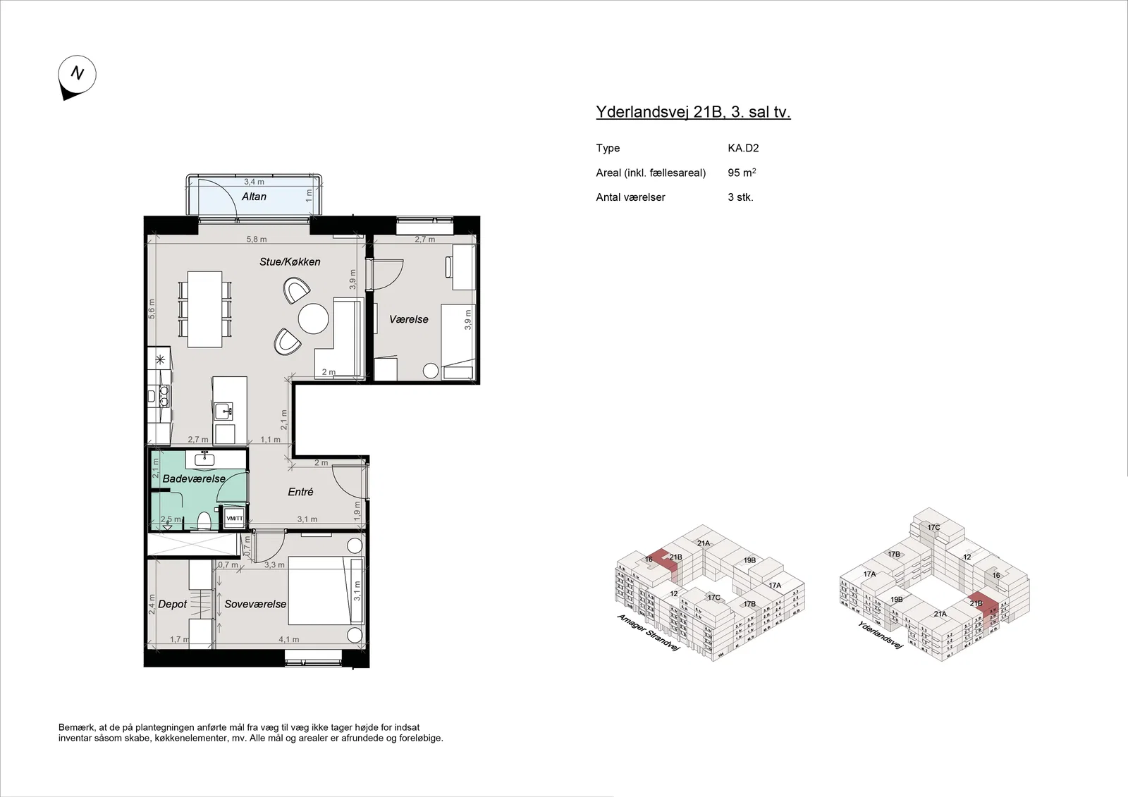 apartment Modern apartments by Amager Strandpark