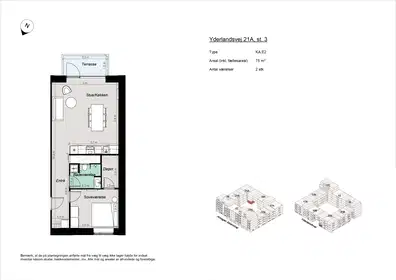 Visual presentation of the listing