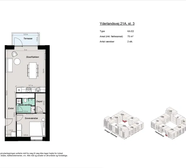 apartment Modern 2-Room Apartment Near Amager Strand