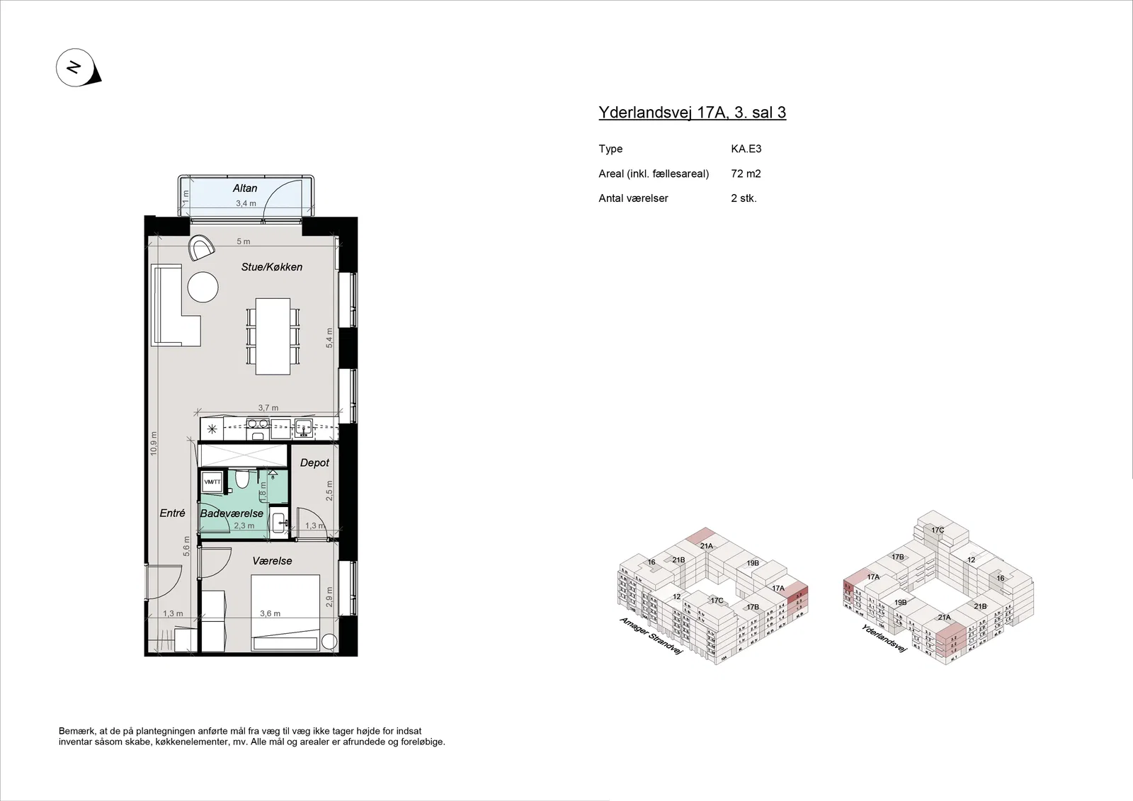 apartment Nybygget lejligheder ved Amager Strandpark