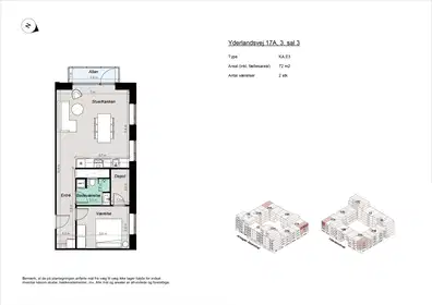 Visual presentation of the listing