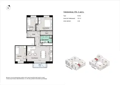 Visual presentation of the listing