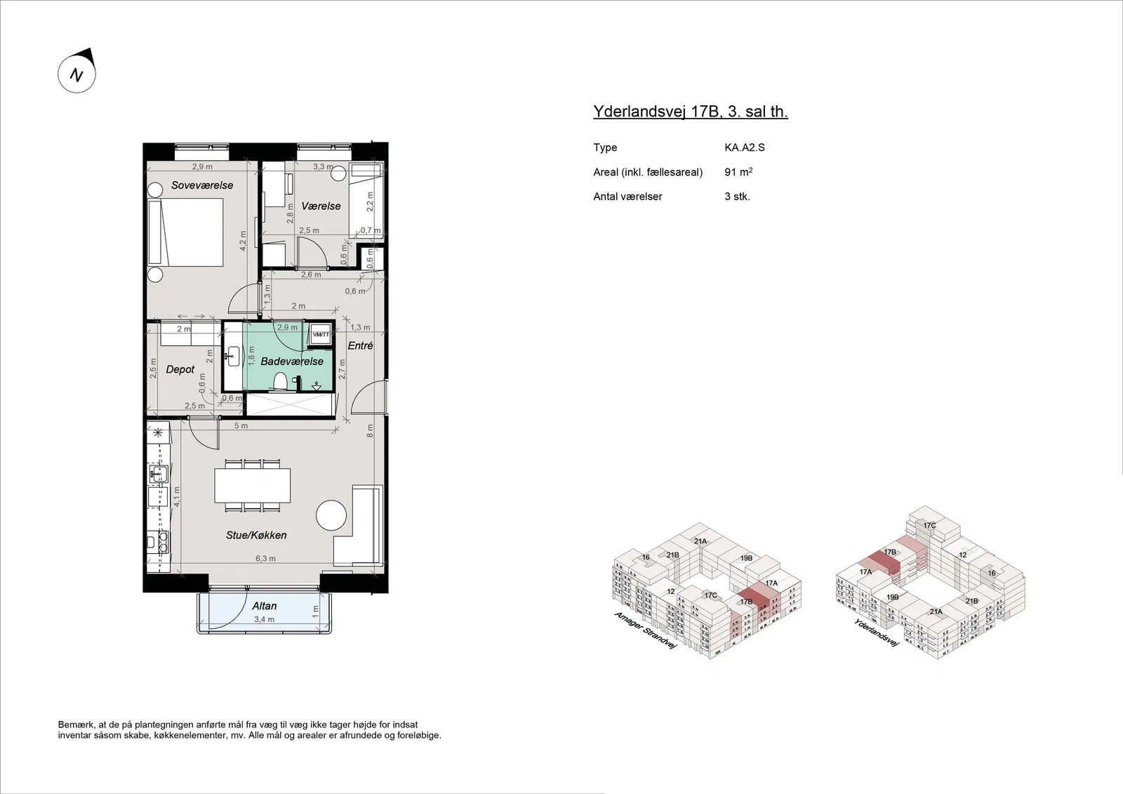 apartment New-build housing near Amager Strand